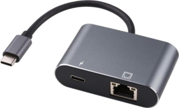 MicroConnect USB-C M ->RJ45 und USB-C charging