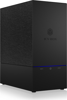 RaidSonic Icy Box IB-RD3621-C31/USB-C 3.1/schwarz/2x3.5"