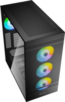 Sharkoon Rebel C50 RGB Black/Glasfenster/ATX