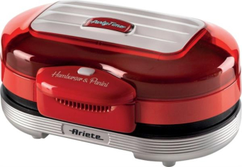 Ariete Party Time Hamburger & Panini Kontaktgrill rot