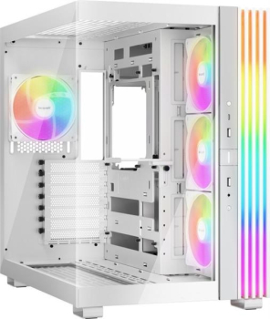 be quiet! Light Base 600 FX White/Glasfenster/RGB/4x 120mm RGB Lüfter