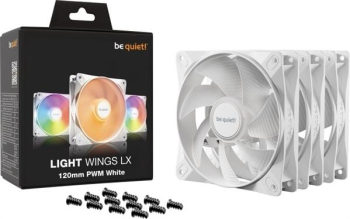 be quiet! Light Wings LX/PWM/White/120mm/RGB/3-er Pack