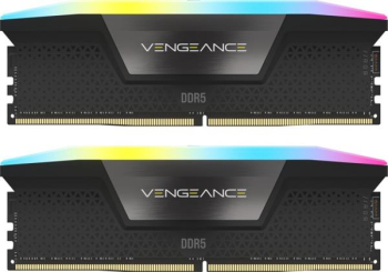 Corsair Vengeance RGB schwarz Kit/32GB/DDR5-6000/CL40-40-40-77/on-die ECC