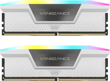 Corsair Vengeance RGB weiß Kit/32GB/DDR5-6000/CL40-40-40-77/on-die ECC