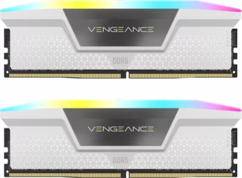 Corsair Vengeance RGB weiß Kit/32GB/DDR5-6400/CL36-48-48-104/on-die ECC