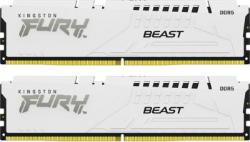 Kingston FURY Beast weiß/Kit/32GB/DDR5-5200/CL36-40-40/on-die ECC