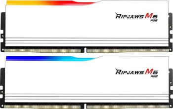 G.Skill Ripjaws M5 RGB weiß/Kit/32GB/DDR5-5200/CL40-40-40-83/on-die ECC