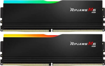 G.Skill Ripjaws M5 RGB schwarz/Kit/32GB/DDR5-5200/CL40-40-40-83/on-die ECC