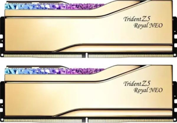 G.Skill Trident Z5 Royal NEO RGB Gold/Kit/32GB/DDR5-6000/CL28-36-36-96/on-die ECC