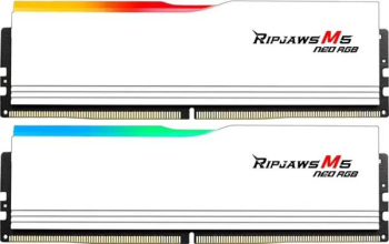 G.Skill Ripjaws M5 Neo RGB weiß/Kit/32GB/DDR5-6000/CL36-48-48-96/on-die ECC