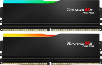 G.Skill Ripjaws M5 Neo RGB schwarz/Kit/32GB/DDR5-6000/CL36-48-48-96/on-die ECC